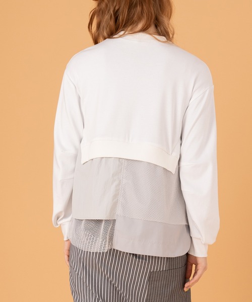 AULA AILA tシャツ Tシャツ シャツコンビネーションプルオーバー  