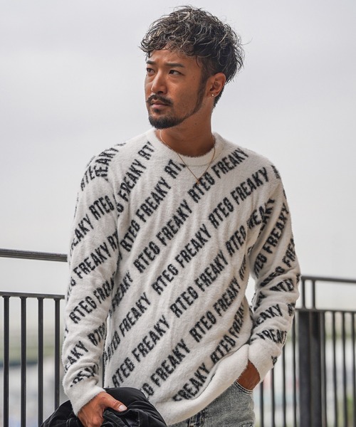 ヘアリーニット OY/オーワイ』 NORDIC LOGO HAIRY KNIT/ノルディックロゴ