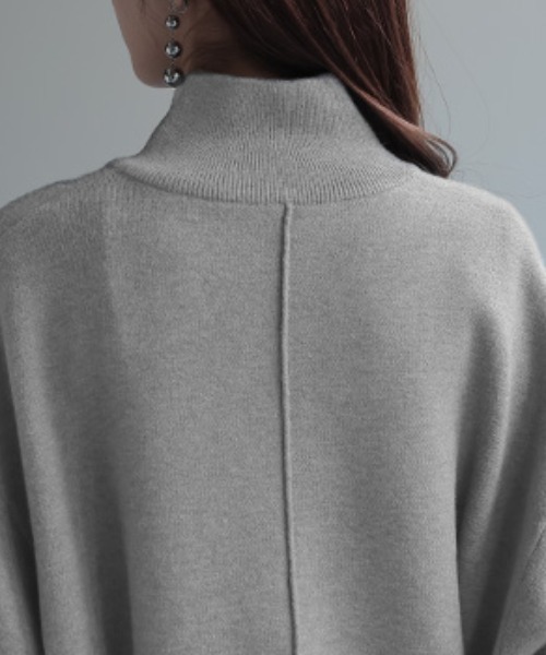 HUG.U（ハグユー） ニット セーター ハーフジップニット レディース