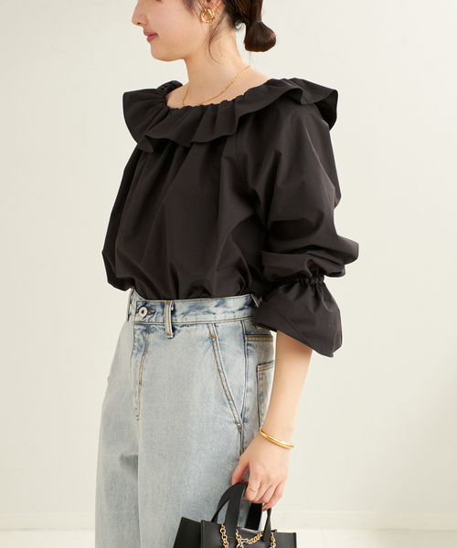 plage ブラウス シャツ Poplin Smock レディース : ZOZOTOWN