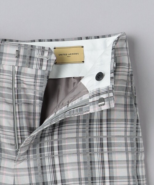 UNITED ARROWS パンツ チェック ワイドパンツ レディース