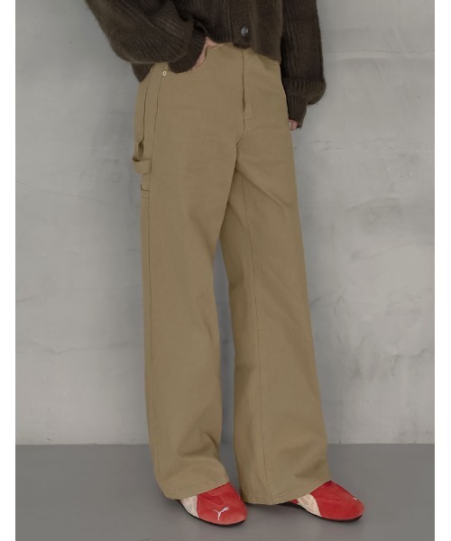 Re:EDIT（リエディ） パンツ 「低身長/高身長サイズ有」花柄or無地