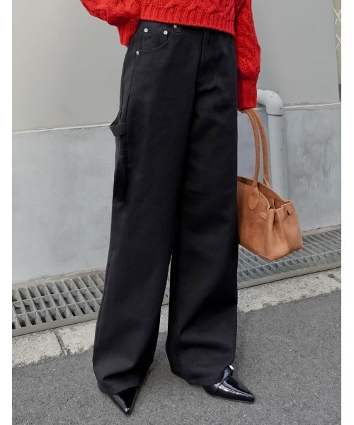 Re:EDIT（リエディ） パンツ 「低身長/高身長サイズ有」花柄or無地