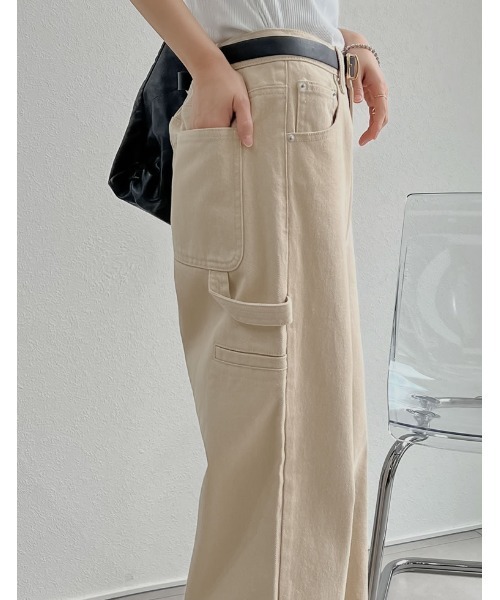 Re:EDIT（リエディ） パンツ 「低身長/高身長サイズ有」花柄or無地