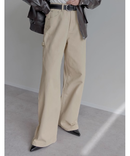 Re:EDIT（リエディ） パンツ 「低身長/高身長サイズ有」花柄or無地