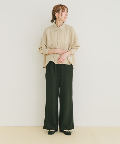 ITEMS URBANRESEARCH ブラウス シャツ リヨセルポケットシャツ