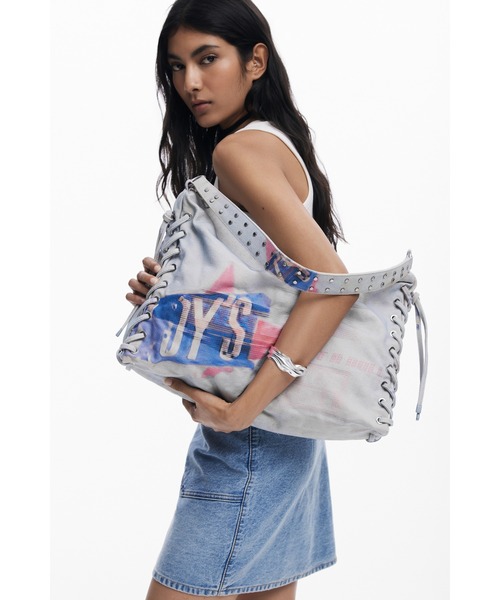 Desigual ショルダーバッグ バッグ コラージュスタイルプリント