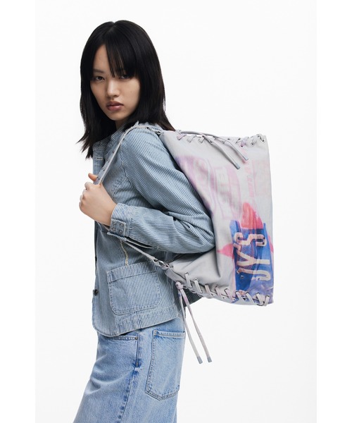 desigual トートバッグ　ショルダーバッグ Desigual デシグアル - レディース トートバッグ -waja bazar