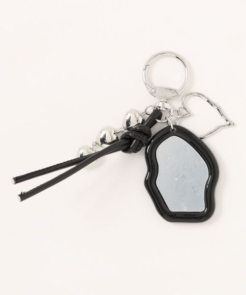 【新品未使用品】TUMI ミラー・チャーム ブラック キーホルダー 新品未使用品】TUMI ミラー・チャーム ブラック キーホルダー