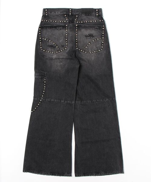 breath ブラックデニム BREATH ジーンズ 「BREATH / ブレス」SUICIDE STUDS WIDE DENIM