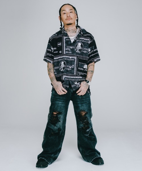 BREATH ジーンズ 「BREATH / ブレス」SUICIDE STUDS WIDE DENIM