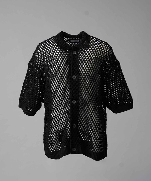 MAISON SPECIAL 半袖ニット 黒 MAISON SPECIAL 「MAISON SPECIAL」 半袖ニット 2 ブラック