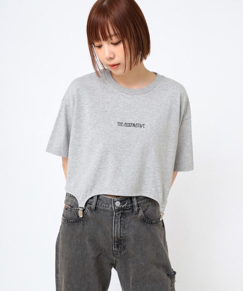 tシャツ M2458 ガーターベルトショートＴ レディース M2458 ガーターベルトショートT(M ホワイト): トップス - RNA