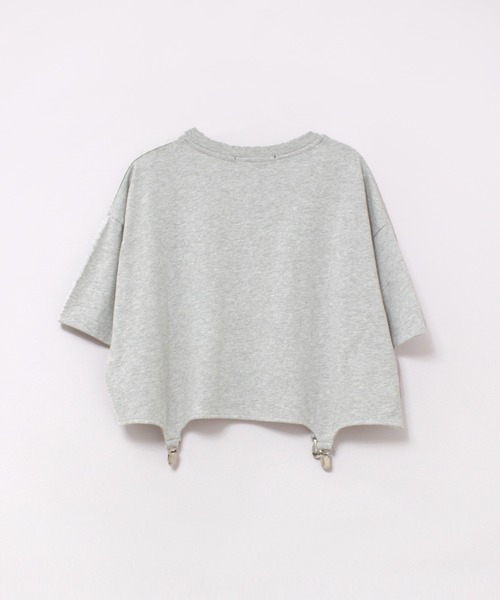 tシャツ M2458 ガーターベルトショートＴ レディース M2458 ガーターベルトショートT(M ホワイト): トップス - RNA