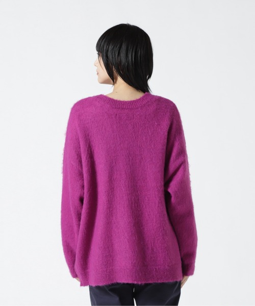 「MANASTASH」 ニットカーディガン MEDIUM ピンク レディース_画像4