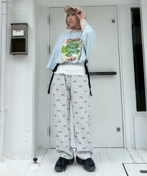 tシャツ CANDY LAND BIG BIG Tシャツ レディース メンズ Candy Stripper tシャツ CANDY LAND BIG Tシャツ レディース