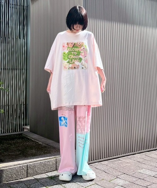 tシャツ CANDY LAND BIG BIG Tシャツ レディース メンズ Candy Stripper tシャツ CANDY LAND BIG Tシャツ レディース