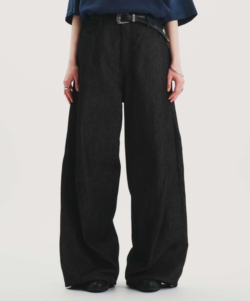 selle glant ジーンズ RIGID DENIM 3D CURVE BAGGY PANTS