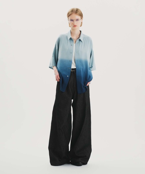 selle glant ジーンズ RIGID DENIM 3D CURVE BAGGY PANTS