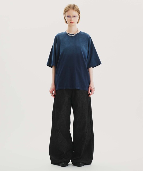 品質検査済 DENIM RIGID ジーンズ glant selle 3D PANTS BAGGY CURVE パンツ