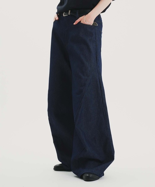 selle glant ジーンズ RIGID DENIM 3D CURVE BAGGY PANTS