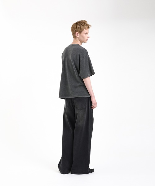 CALEE ヘンリーネック サーマルシャツ M Regen Glanz tシャツ thermal henry neck T‐shirt/サーマル
