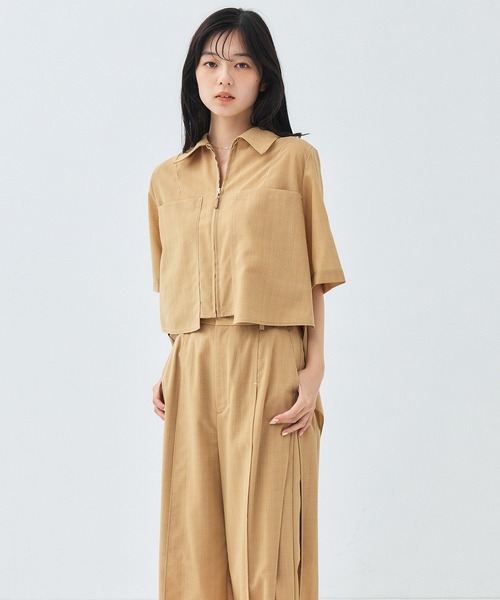 PUBLIC TOKYO（パブリックトウキョウ） ブラウス シャツ 半袖 「完売