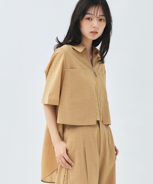 PUBLIC TOKYO（パブリックトウキョウ） ブラウス シャツ 半袖 「完売