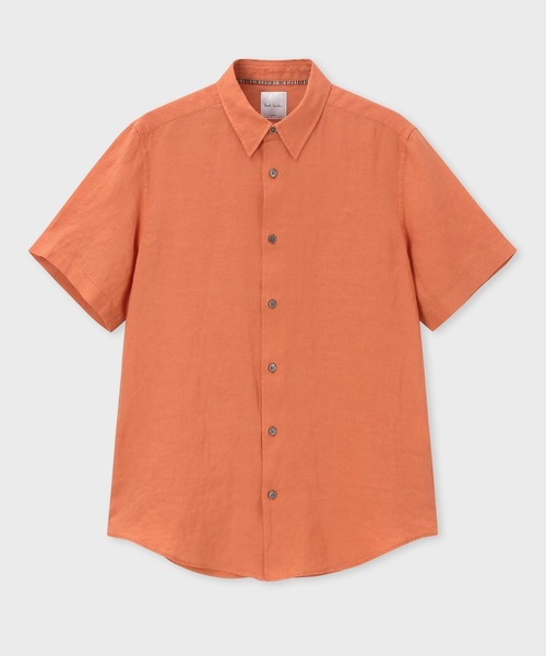 Paul Smith（ポール・スミス） シャツ カラーリネン 半袖シャツ