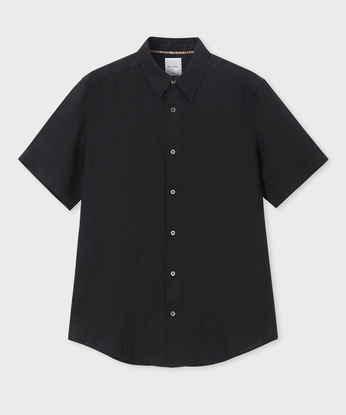 Paul Smith（ポール・スミス） シャツ カラーリネン 半袖シャツ