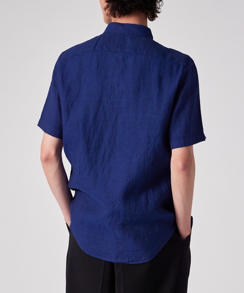 Paul Smith（ポール・スミス） シャツ カラーリネン 半袖シャツ