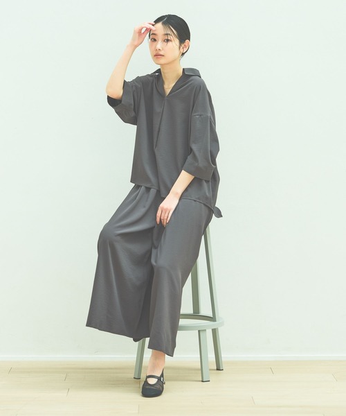 LAKOLE（ラコレ） パンツ 「セットアップ対応・多機能付き」サップ