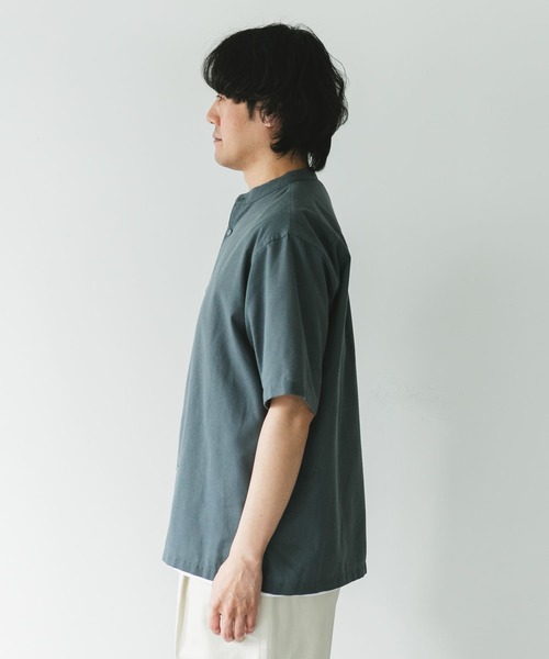 新品タグ付◆ 『UR TECH』バンドカラーシャツ　アーバンリサーチ　DOORS 再入荷』『UR TECH』バンドカラーシャツ[DRA5-23A113]｜URBAN