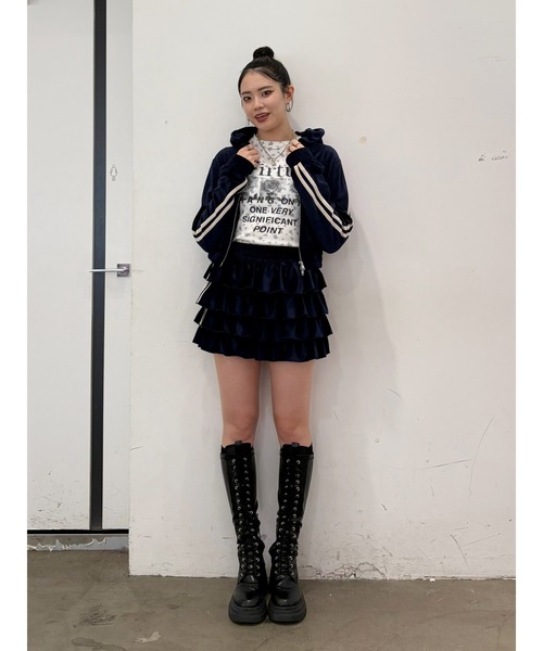 hauls お嬢ベロアZIPぱーかー Hauls on X: 