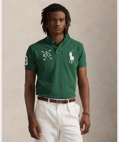 ポロラルフローレン ビッグポニー メッシュポロ（CUSTOM SLIM FIT） カスタム スリム フィット Big Pony メッシュ ポロシャツ