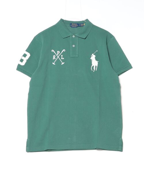 ラルフローレン　カスタムスリムフィット　ポロシャツ　ビッグポニー　Sサイズ POLO RALPH LAUREN ポロシャツ カスタム スリム フィット Big