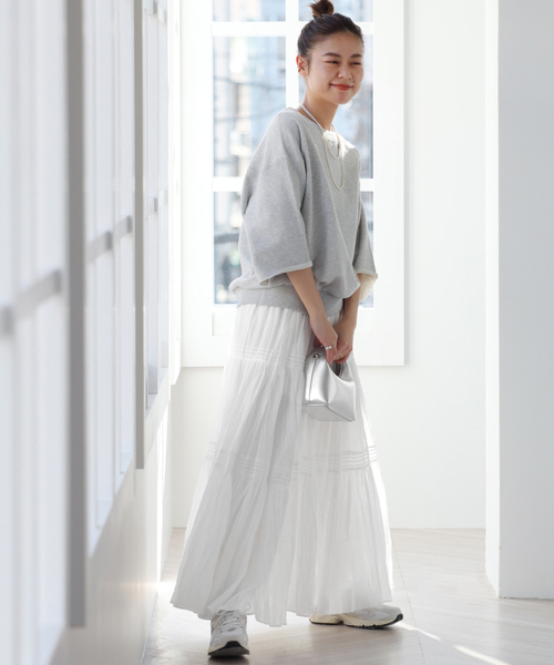 JOURNAL STANDARD relume ティアードスカート JOURNAL STANDARD relume コットンティアードスカート