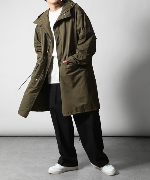 「ZIP FIVE」 モッズコート LARGE ブラック メンズ_画像2