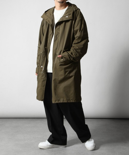 「ZIP FIVE」 モッズコート LARGE ブラック メンズ_画像7