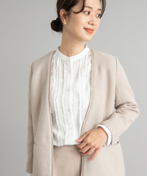 「URBAN RESEARCH DOORS」 長(zhǎng)袖チュニック MEDIUM ブルー系その他 レディース