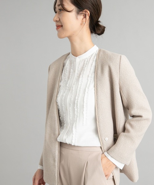 「URBAN RESEARCH DOORS」 長(zhǎng)袖チュニック MEDIUM ブルー系その他 レディース