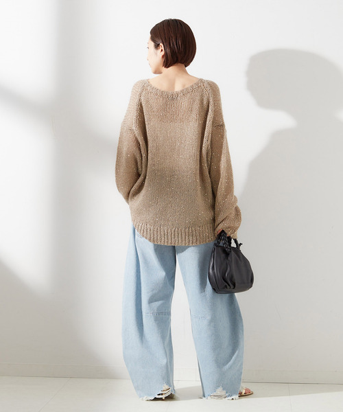 【1度着用のみ美品】 ジャーナルスタンダード モへヤMIX ショートプルオーバー JOURNAL STANDARD LUXE（ジャーナルスタンダード ラックス） ニット