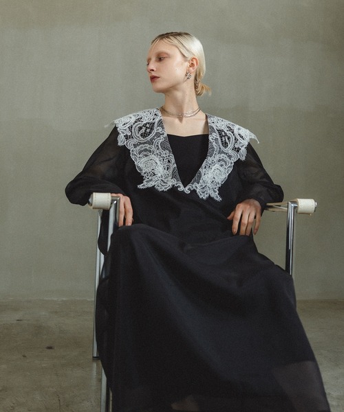 et.UNIVER オケージョンドレス et.UNiVER ドレス Embroiderry dress : ZOZOTOWN Yahoo!店