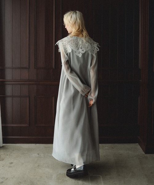 スーツ・フォーマル・ドレス et.UNiVER Big collar A-line dress et.UNiVER ドレス Big collar A-line dress : ZOZOTOWN Yahoo!店