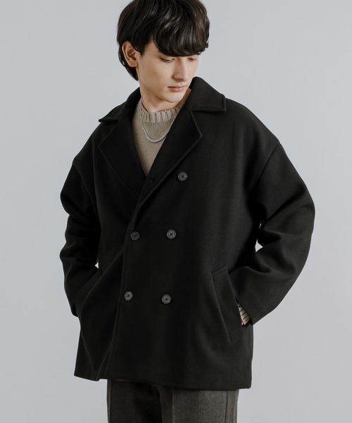 「Rocky Monroe」 ピーコート X-LARGE チャコール メンズ_画像4