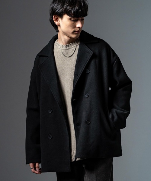 「Rocky Monroe」 ピーコート X-LARGE チャコール メンズ_画像8