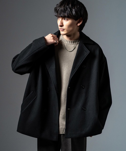 「Rocky Monroe」 ピーコート X-LARGE チャコール メンズ_画像9