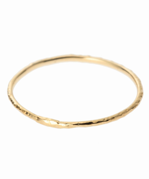 Lilas 指輪 リング テクスチャー3本リング K10 レディース : ZOZOTOWN