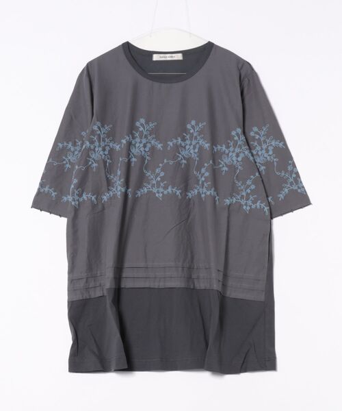 SUPER HAKKA（スーパーハッカ） tシャツ コットンローンコード刺繍＋