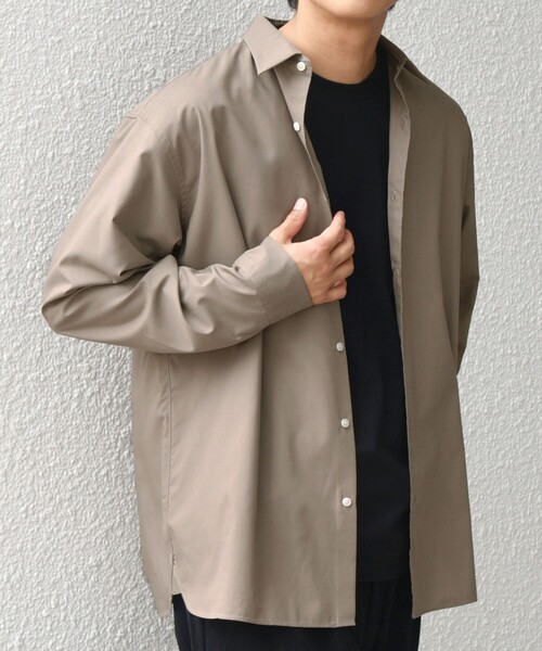 SHIPS any シャツ any: LIM BLESS ソリッド/ストライプ レギュラー